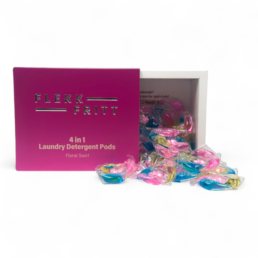 Flekkfritt 4 i 1 Vaskemiddel Pods Floral Swirl 40 stk