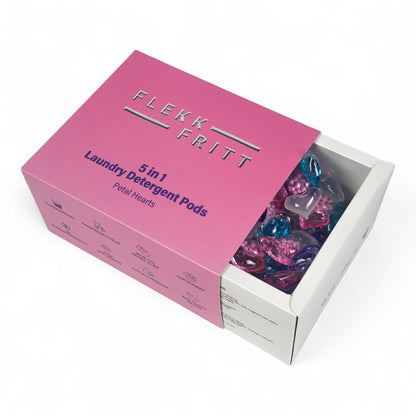 Flekkfritt 5 i 1 Vaskemiddel Pods Petal Hearts 40 stk