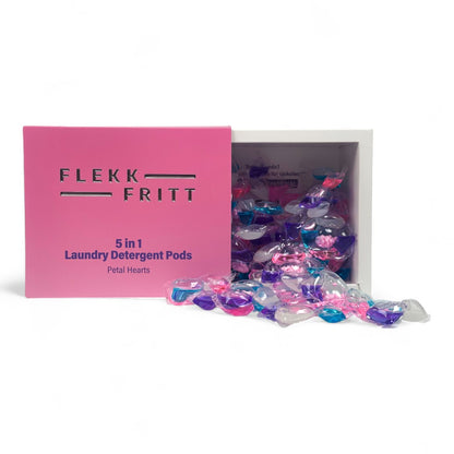 Flekkfritt 5 i 1 Vaskemiddel Pods Petal Hearts 40 stk