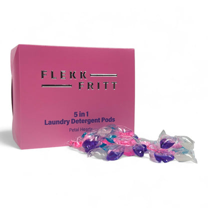 Flekkfritt 5 i 1 Vaskemiddel Pods Petal Hearts 40 stk