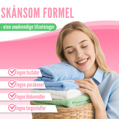 Flekkfritt Tøyvaskeark Blossom Kiss 50 ark <100 vask