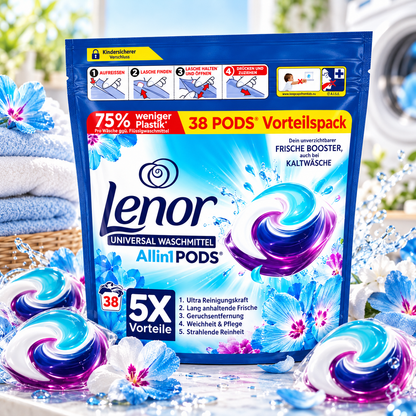 Lenor All-in-1 Pods April Fresh 38w