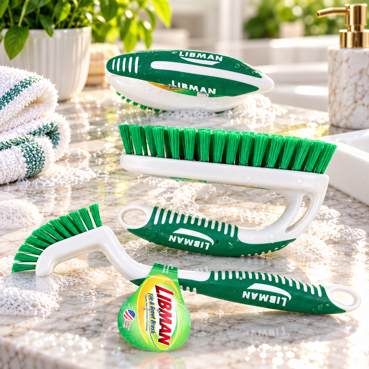 Libman Scrub Brush Kit 3pk