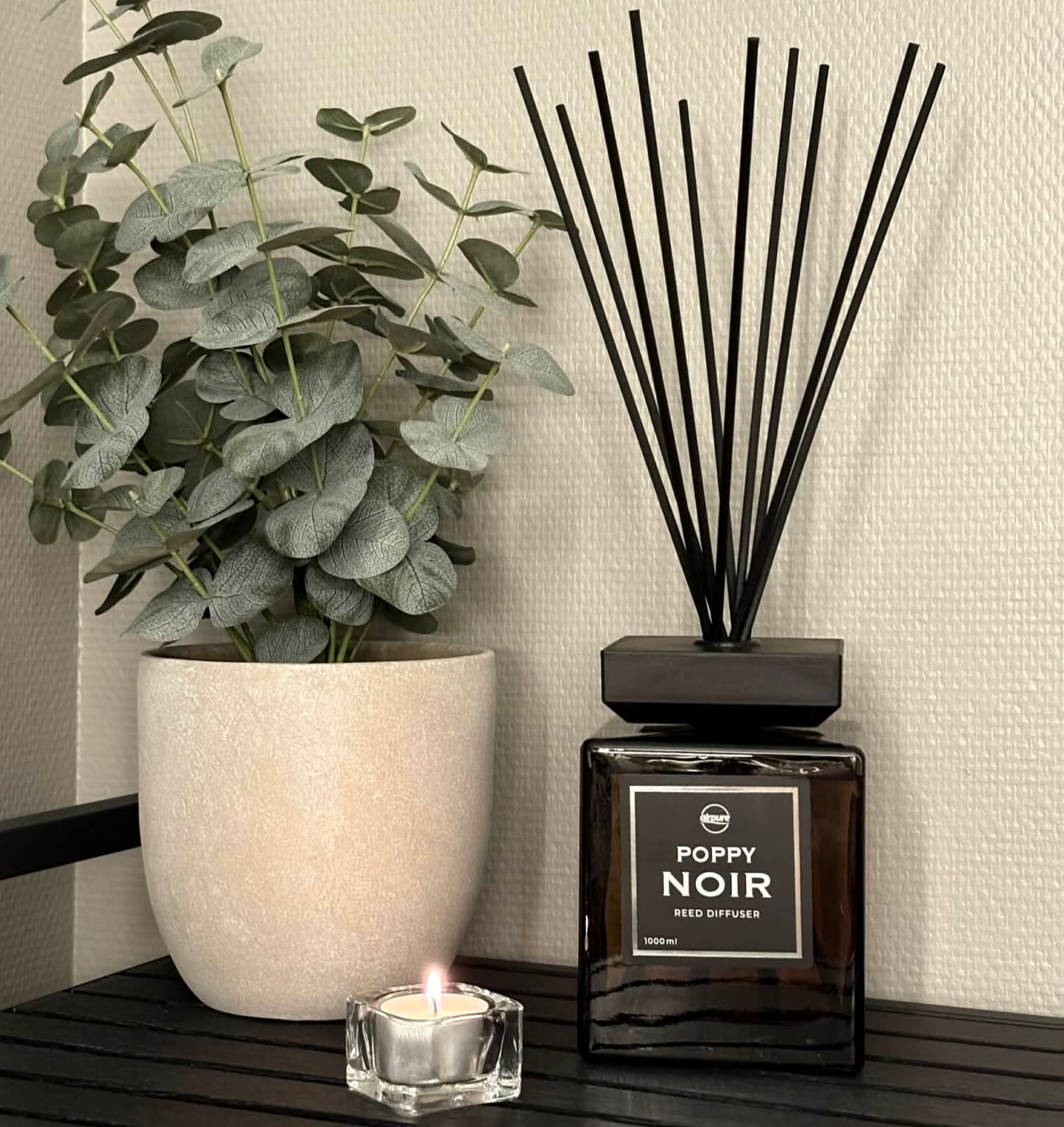 Airpure Designer Collection Reed Diffuser Poppy Noir 1000ml