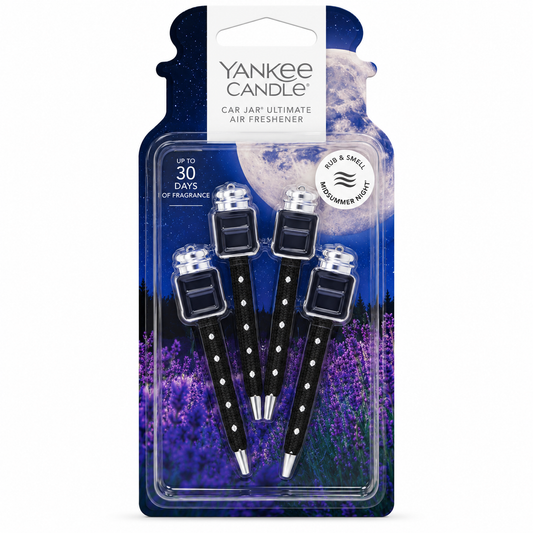Yankee Candle Car Air Freshener Sticks Midsummer's Night 4pk