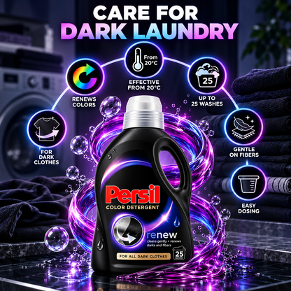 Persil Renew Black & Dark Flytende Vaskemiddel 1,25L – 25w