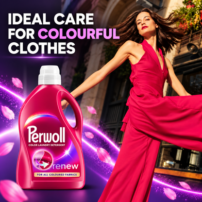 Perwoll Renew Color Flytende Vaskemiddel 1,35L