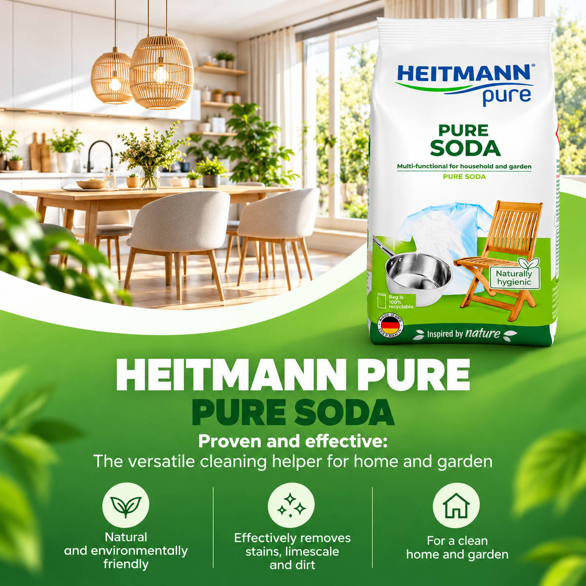 Heitmann Pure Reine Soda Rengjøringssoda 500g