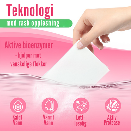 Flekkfritt Tøyvaskeark Blossom Kiss 50 ark <100 vask
