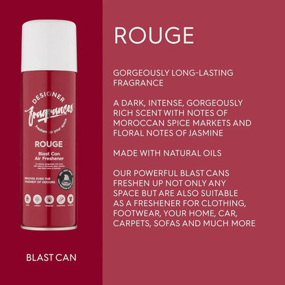 Designer Fragrances Blast Can Air Freshener Rouge 300ml