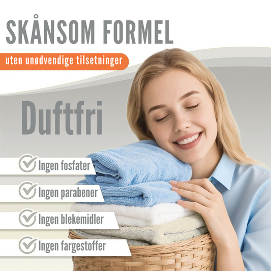Flekkfritt Tøyvaskeark Uten Duft 50 ark <100 vask