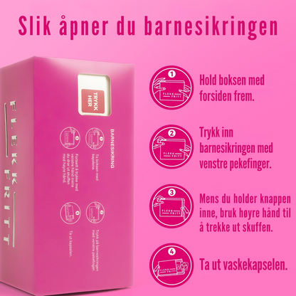 Flekkfritt 7 i 1 Vaskemiddel Pods Floral Spectrum 40 stk