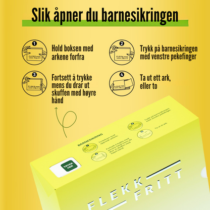 Flekkfritt Oppvaskark Citrus Spark 50 ark - Opp til 100vask