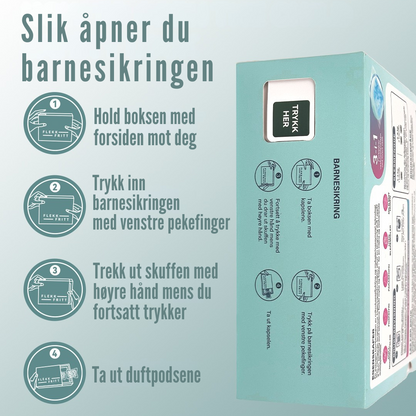Flekkfritt Duftforsterkende pods Pure Linen 50 stk