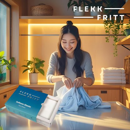 Flekkfritt Tøymyknerark Aqua Breeze 50 stk <100 vask