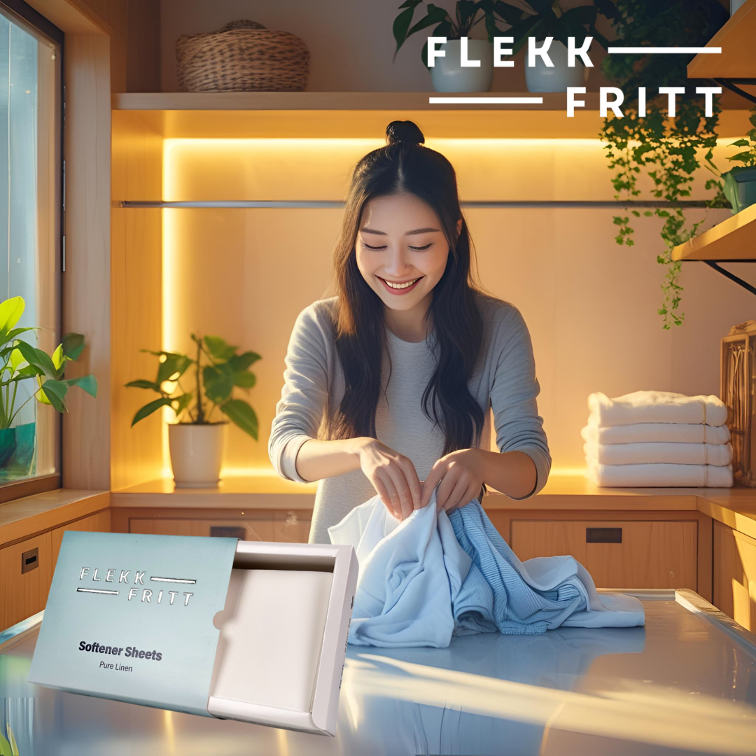 Flekkfritt Tøymyknerark Pure Linen 50 stk <100 vask
