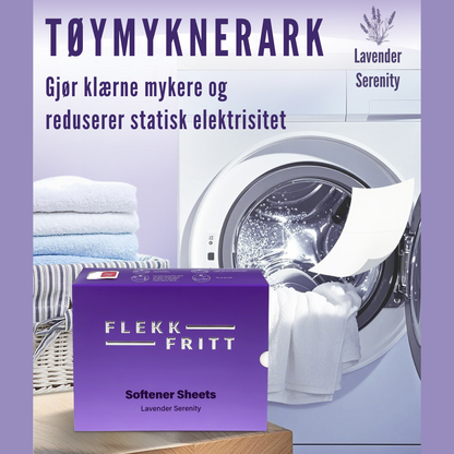 Flekkfritt Tøymyknerark Lavender Serenity 50 stk <100 vask