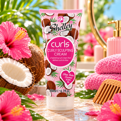 Shelley Curls Shea Butter & Coconut Sculpting Cream 200ml