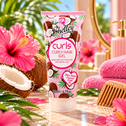 Shelley Curls Shea Butter & Coconut Hair Gel 200ml