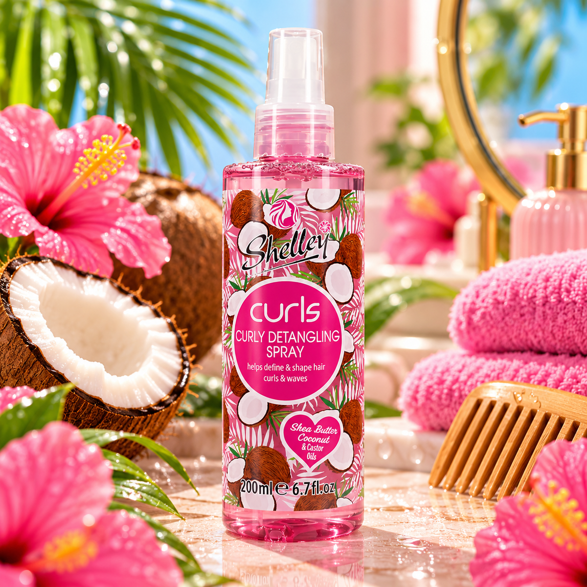 Shelley Curls Detangling Spray 200ml