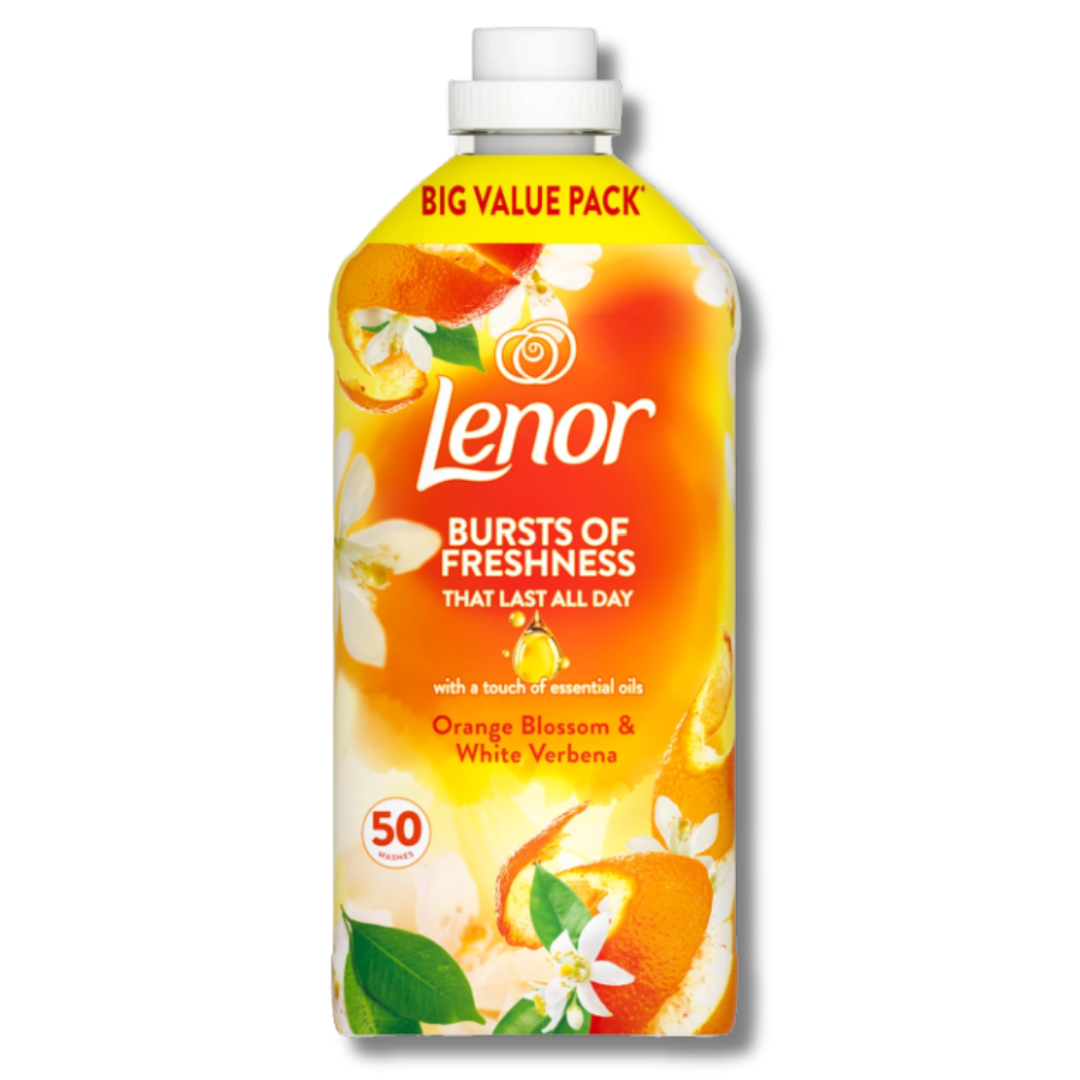 Lenor 50w 1.65L Fabric Softener Citrus & White Verbena
