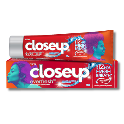 Closeup Everfresh Toothpaste Red Hot 90g