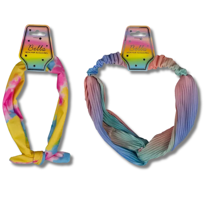Bella Neon Hair Accessories Hårbånd med Knute 1pk Div.Typer