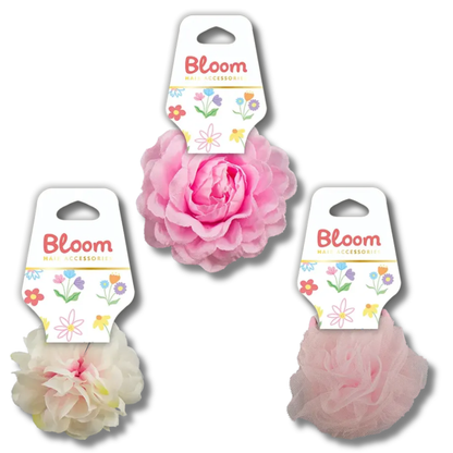 Bloom Hair Accessories Hårstrikk med Blomst 1pk Div.Typer