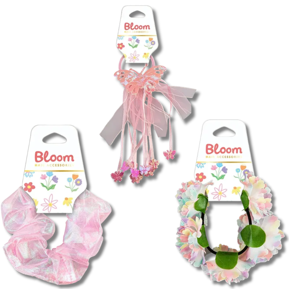 Bloom Hair Accessories Hårstrikk med Pynt 1pk Div.Typer