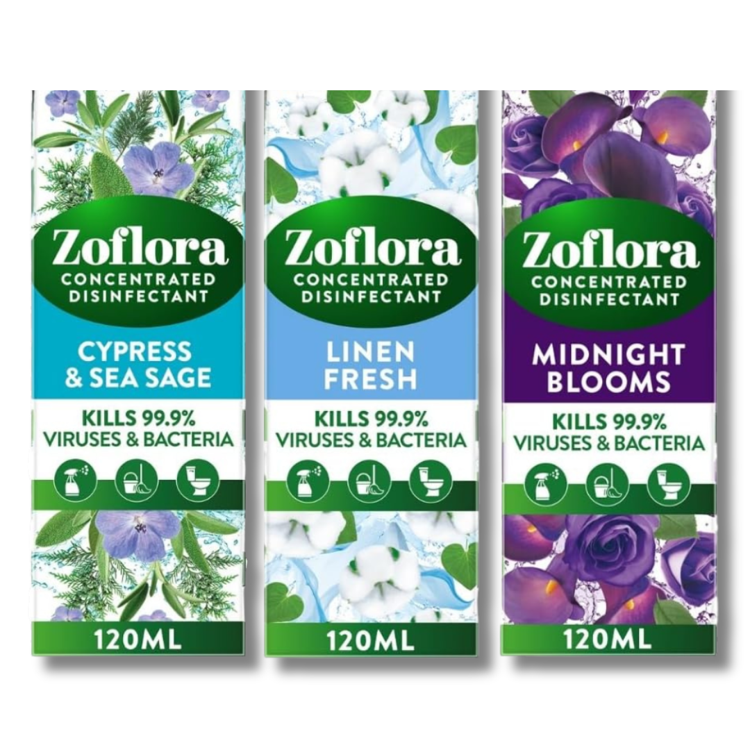 Zoflora Concentrated Multipurpose Cleaner 120ml Div.Typer