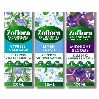 Zoflora Concentrated Multipurpose Cleaner 120ml Div.Typer