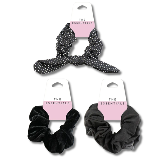 The Essentials Scrunchie Hårstrikk Div.Typer