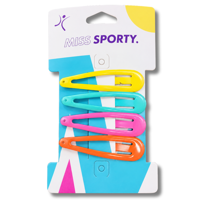 Miss Sporty Hårspenner – Bright Colours 4pk