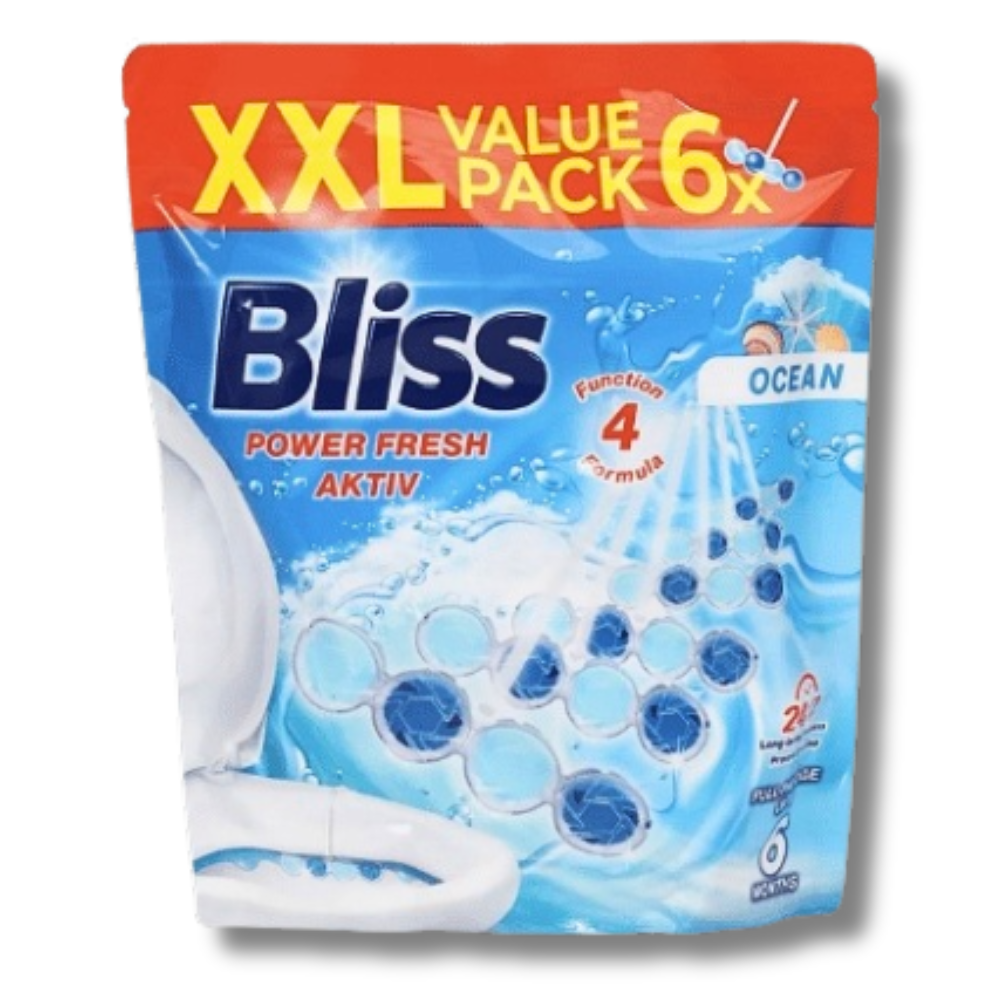 Bliss Power Fresh Aktiv WC Block Ocean 6 x 50g