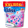 Bliss Power Fresh Aktiv WC Block Flowers 6 x 50g