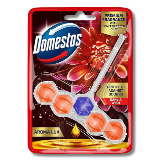 Domestos Aroma Lux Dahlia Wish WC-blokk 50g