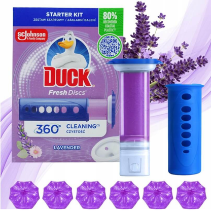 Duck Fresh Discs Lavender WC-Gel Starter Kit 36ml