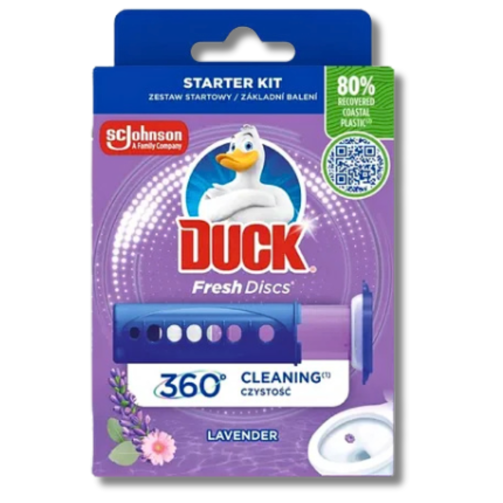 Duck Fresh Discs Lavender WC-Gel Starter Kit 36ml