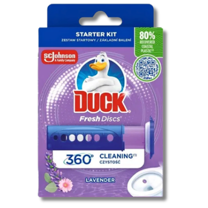 Duck Fresh Discs Lavender WC-Gel Starter Kit 36ml