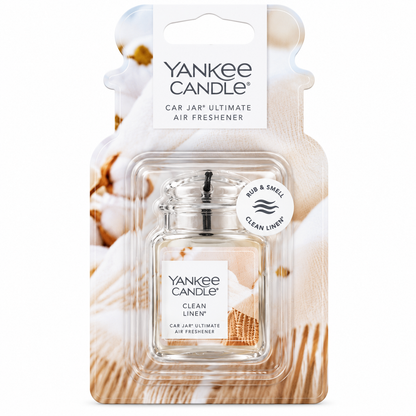 Yankee Candle Car Air Freshener Clean Linen
