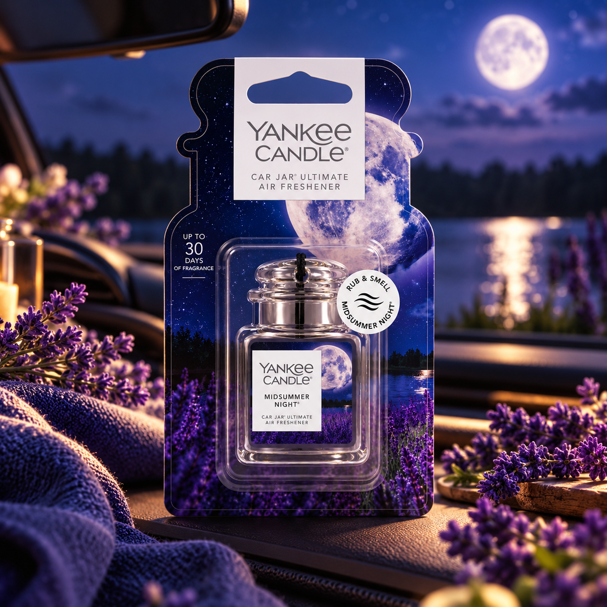 Yankee Candle Car Air Freshener Midsummer's Night