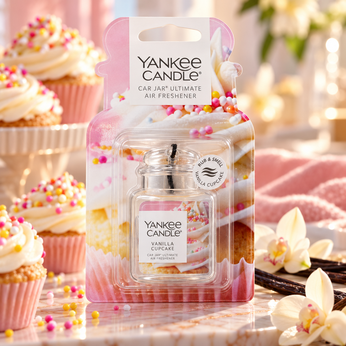 Yankee Candle Car Air Freshener Vanilla Cupcake