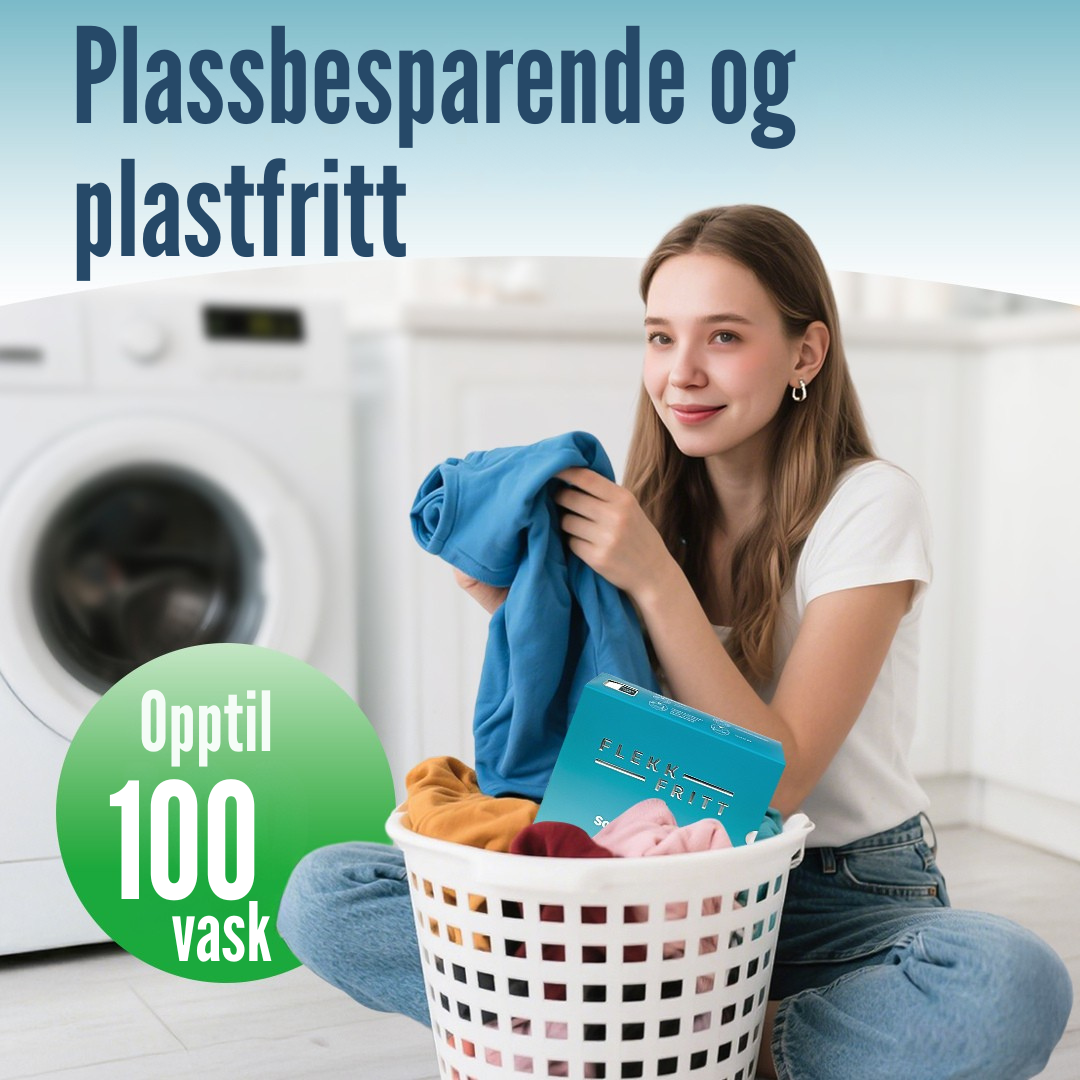 Flekkfritt Tøymyknerark Aqua Breeze 50 stk <100 vask