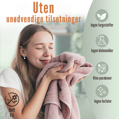 Flekkfritt Tøymyknerark Uten duft 50 stk <100 vask
