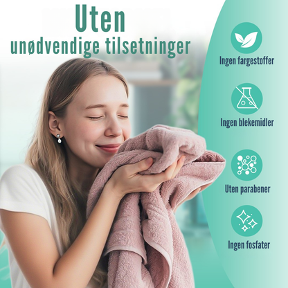 Flekkfritt Tøymyknerark Pure Linen 50 stk <100 vask
