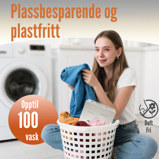Flekkfritt Tøymyknerark Uten duft 50 stk <100 vask