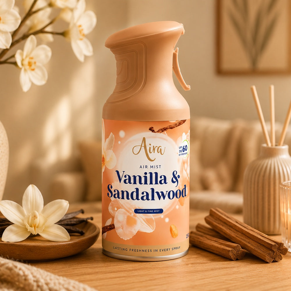 Aira Air Mist Vanilla & Sandalwood 250ml