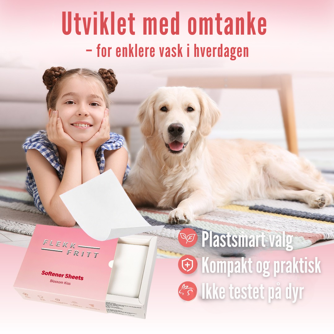 Flekkfritt Tøymyknerark Blossom Kiss 50 stk <100 vask