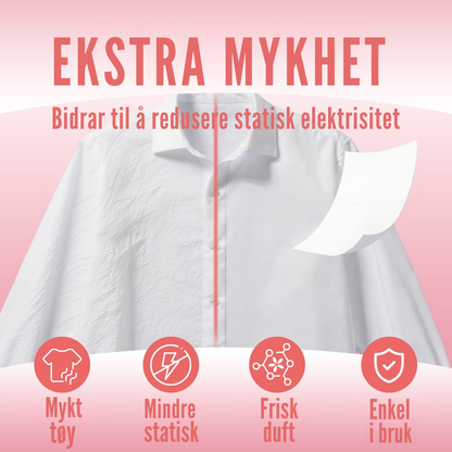 Flekkfritt Tøymyknerark Blossom Kiss 50 stk <100 vask