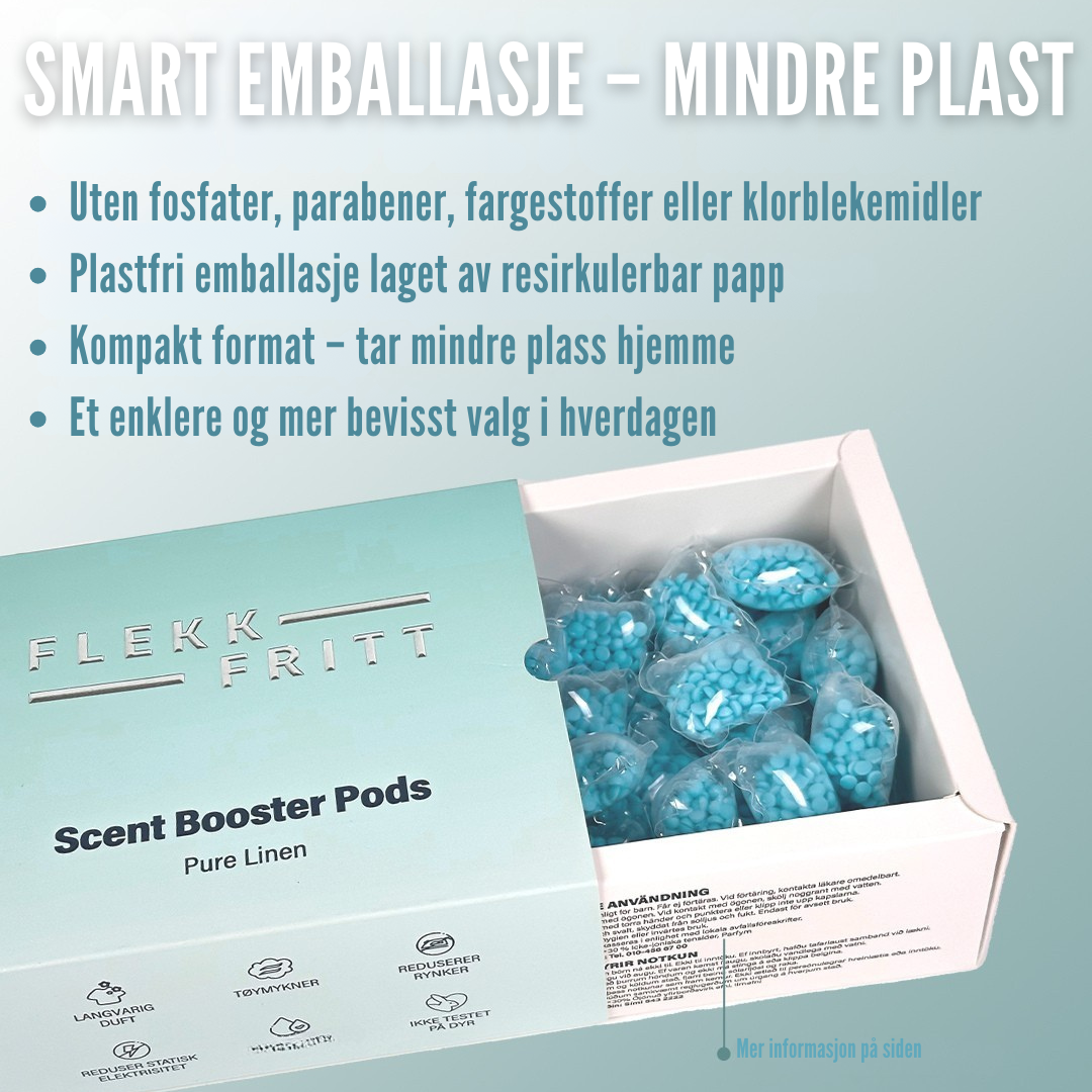 Flekkfritt Duftforsterkende pods Pure Linen 50 stk